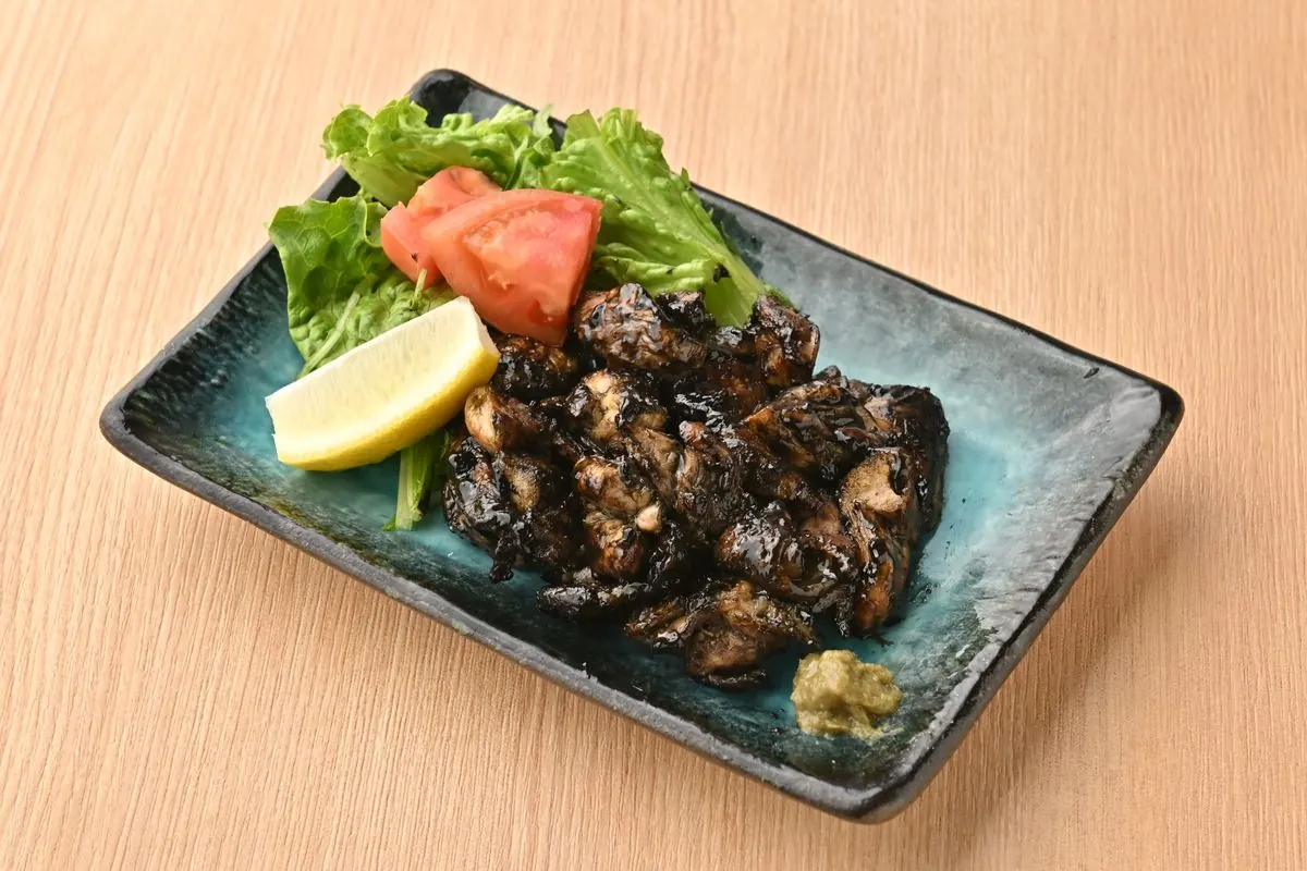 地鶏の炭焼き